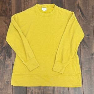 Aerie Mustard Crewneck Sweater